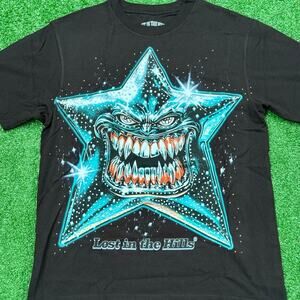 Lost In The Hills T Shirt Black “Shark Star”
